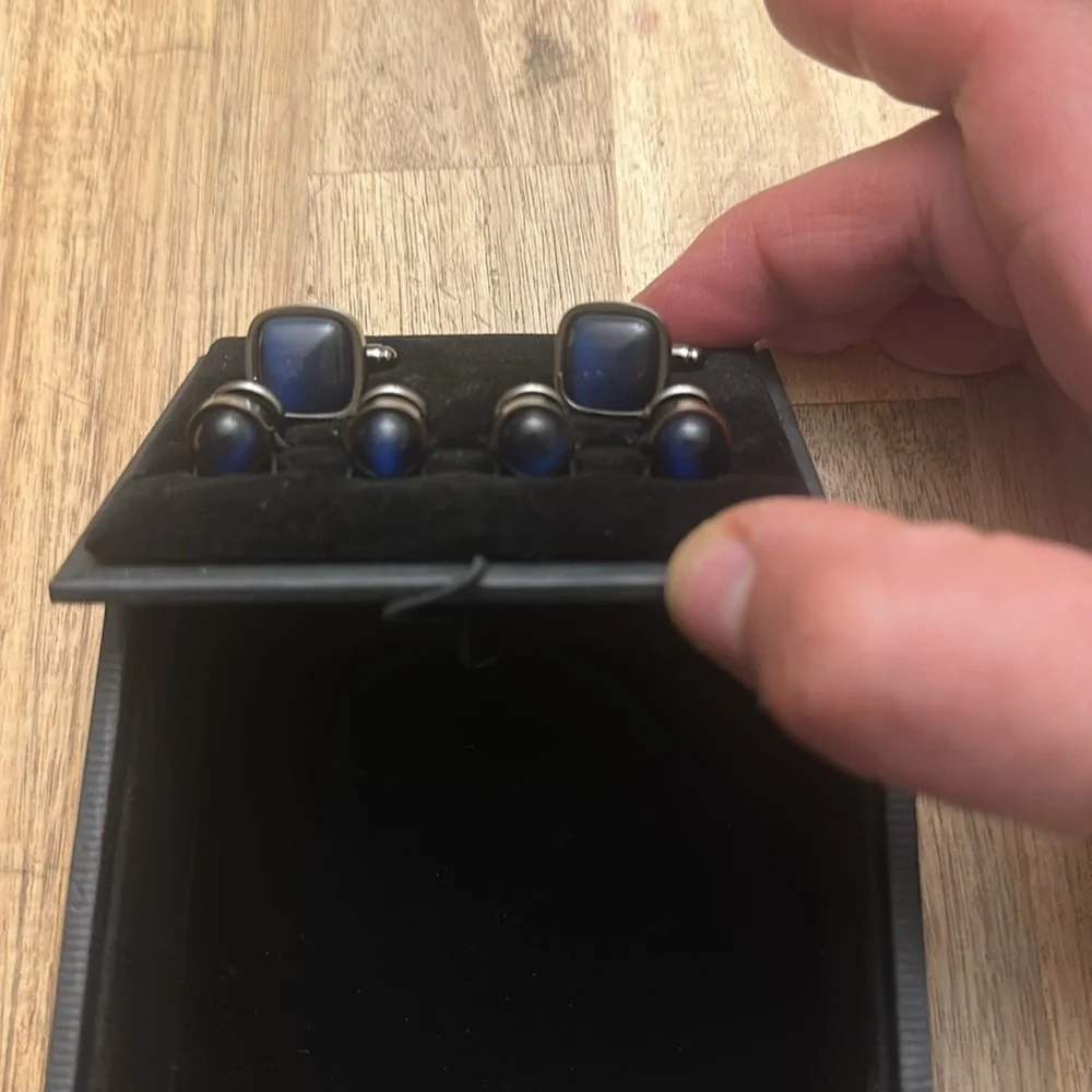 PRONTO UOMO CUFFLINKS & STUDS SET